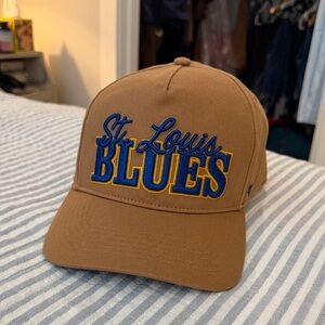 St. Louis Blues Tan Baseball Cap